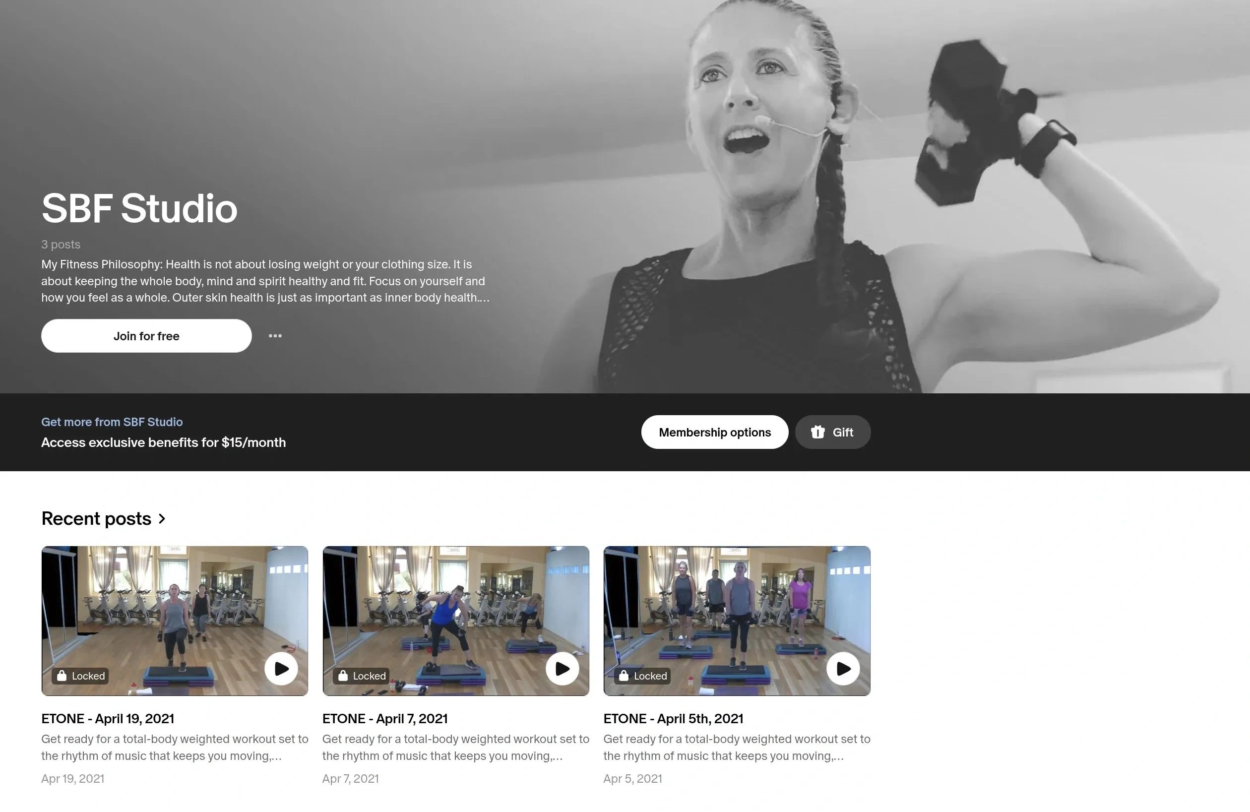SBF Studio video on demand